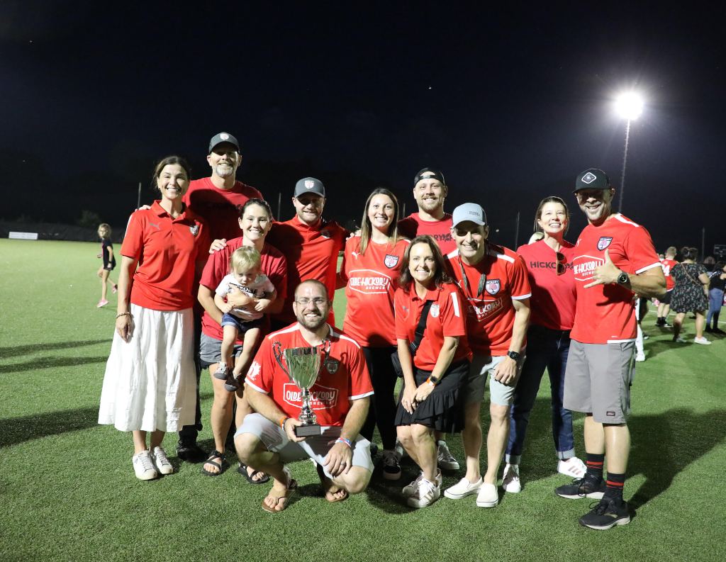 The Hickory FC Ownership Group at a match in 20256